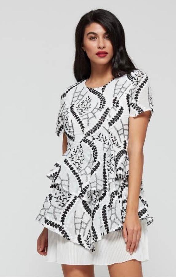Mossman Climbing vine mini dress size 12 - Image 3