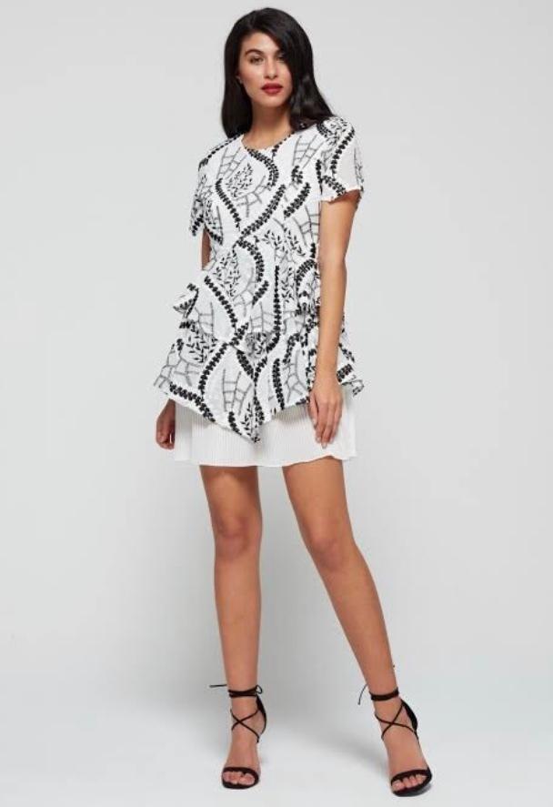 Mossman Climbing vine mini dress size 12 - Image 1