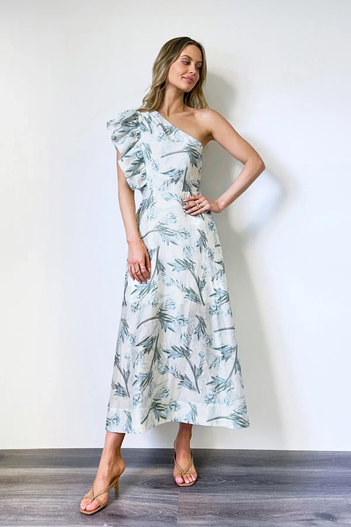 Lakeyo Lizane Midi Dress Print Size AU 8  - Image 1