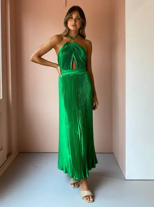 L'Idee Reveil Gown In Bright Green Size AU 8 - Image 3