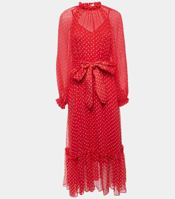 Zimmermann Ninety-Six Swing Red Polka Dot Dress Size 0 / AU 8 - Image 5
