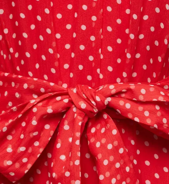 Zimmermann Ninety-Six Swing Red Polka Dot Dress Size 0 / AU 8 - Image 3