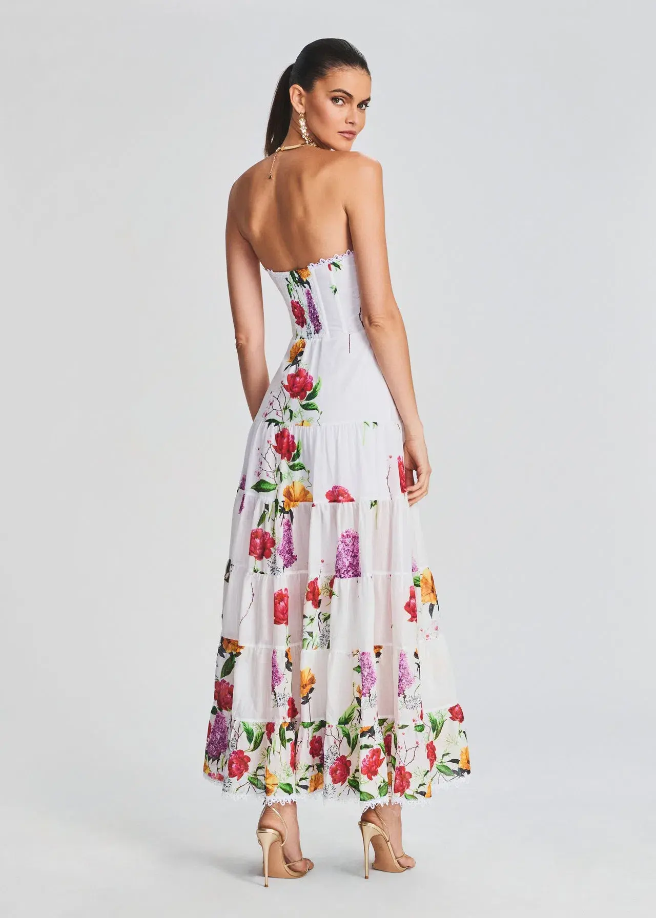 Charo Ruiz Ibiza Danny Long Dress Floral Size M / AU 10 - Image 2