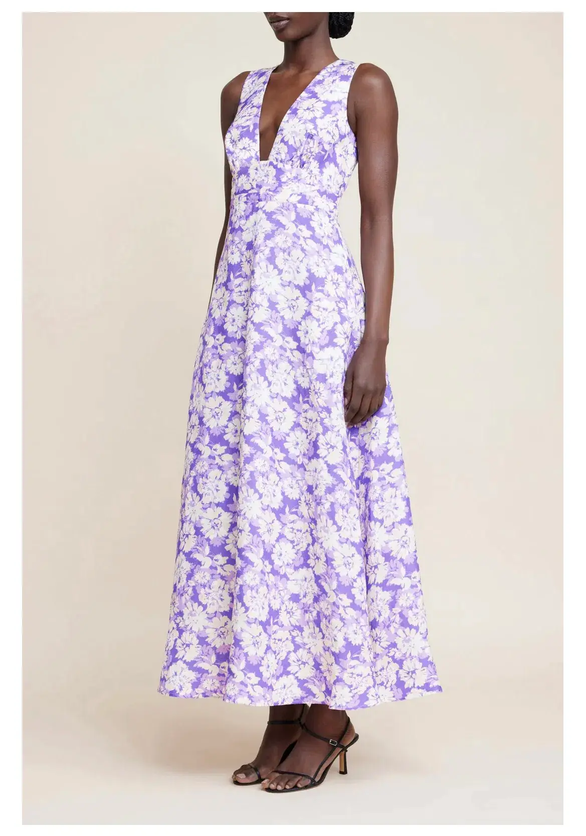 Acler Ardanary Maxi Dress Violet Imprint Size AU 12 - Image 2