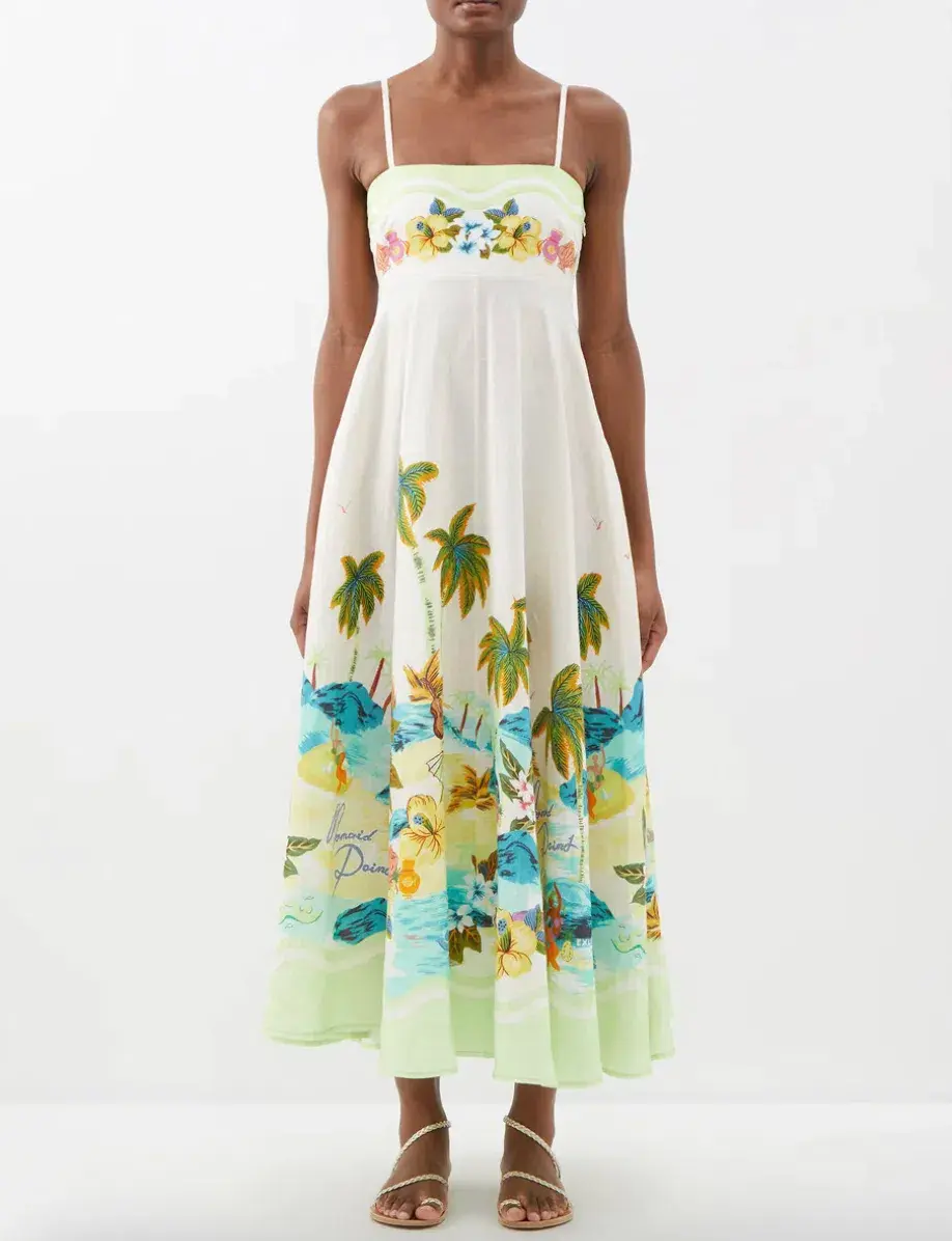 Alemais Mermaid Point Sundress Print Size AU 6 - Image 1
