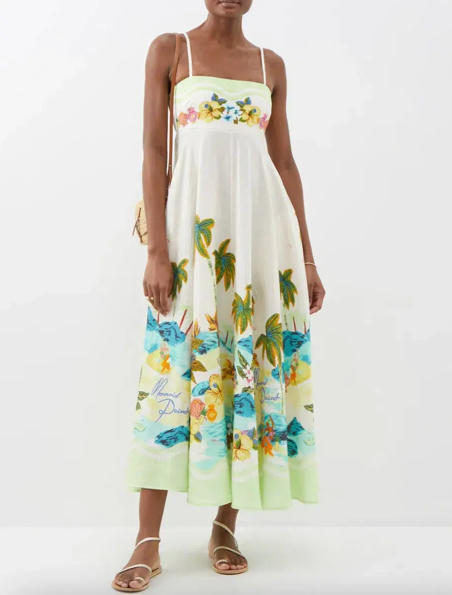 Alemais Mermaid Point Sundress Print Size AU 6 - Image 2