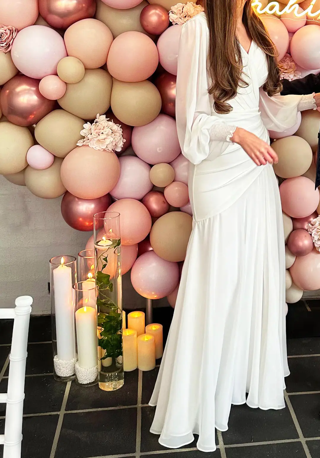 Zeena Zaki SS21-05-WHT Gown White Size S /Au  6  for rent on The Volte - main image