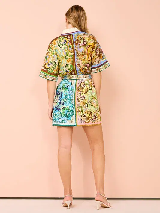 Alemais Dreamer Mini Dress Multi Size 8 - Image 2