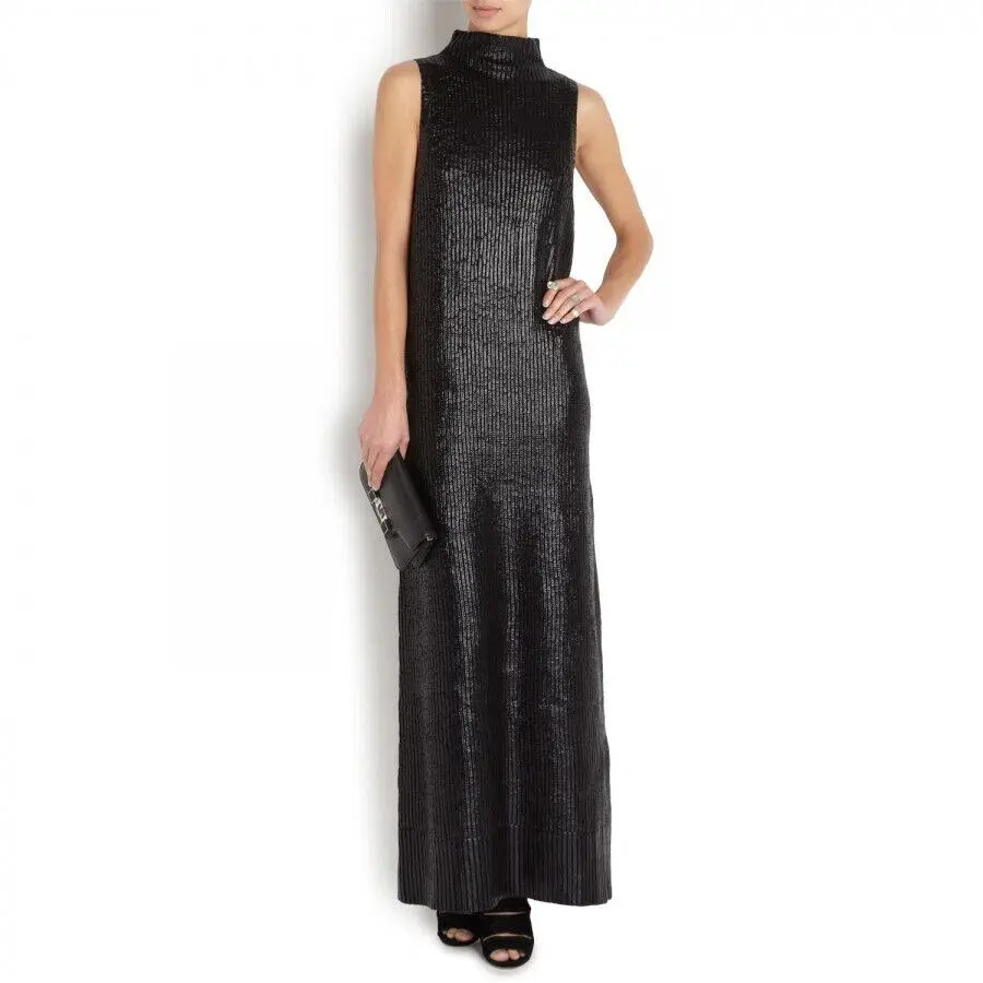 Sass & Bide Wintergate Pop Rocks Maxi Dress Black Size 8 - Image 2