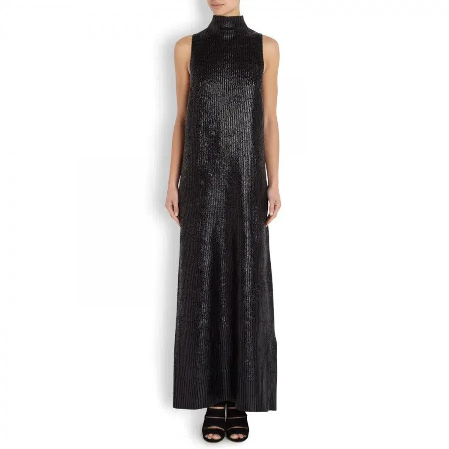 Sass & Bide Wintergate Pop Rocks Maxi Dress Black Size 8 - Image 3