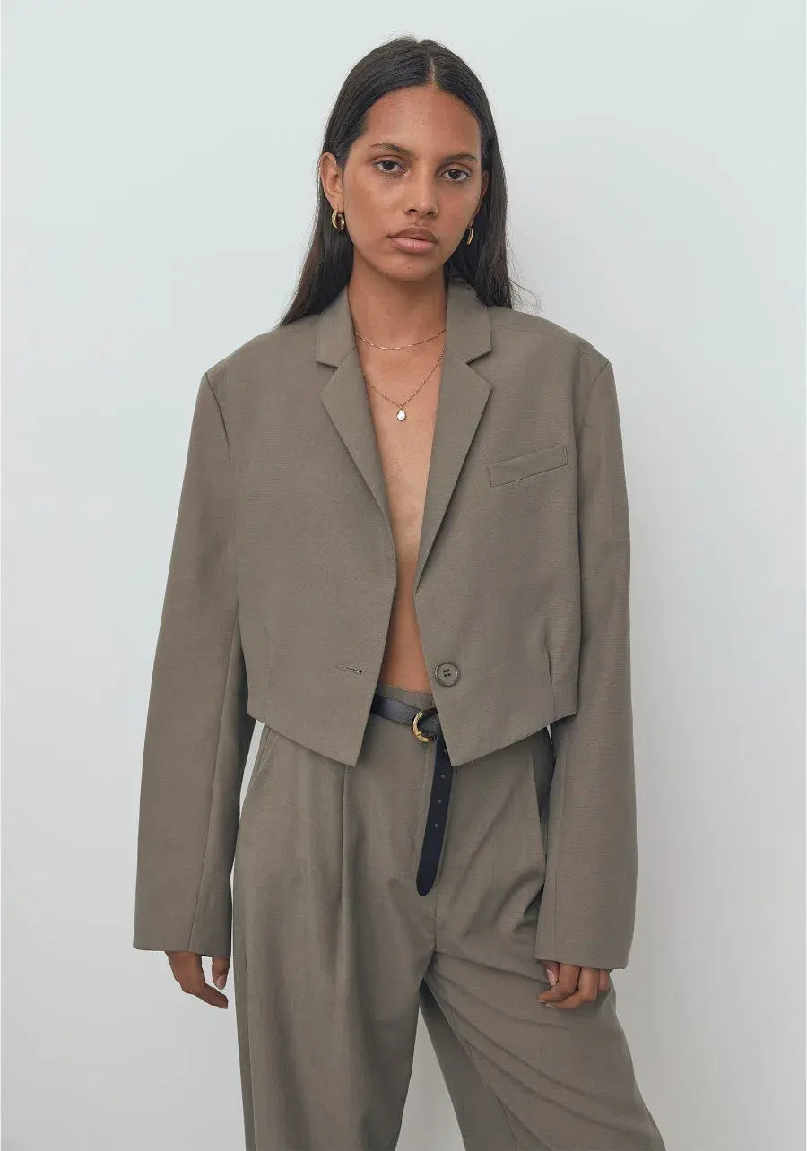 Viktoria & Woods Aerobic Blazer Grey Size 8 - Image 2
