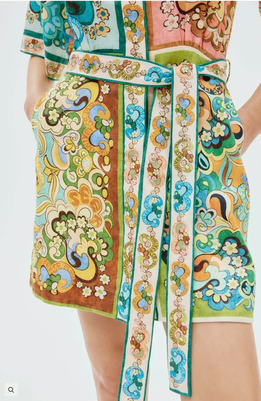 Alemais Dreamer Shirt Dress Multi Floral Size 6 - Image 5
