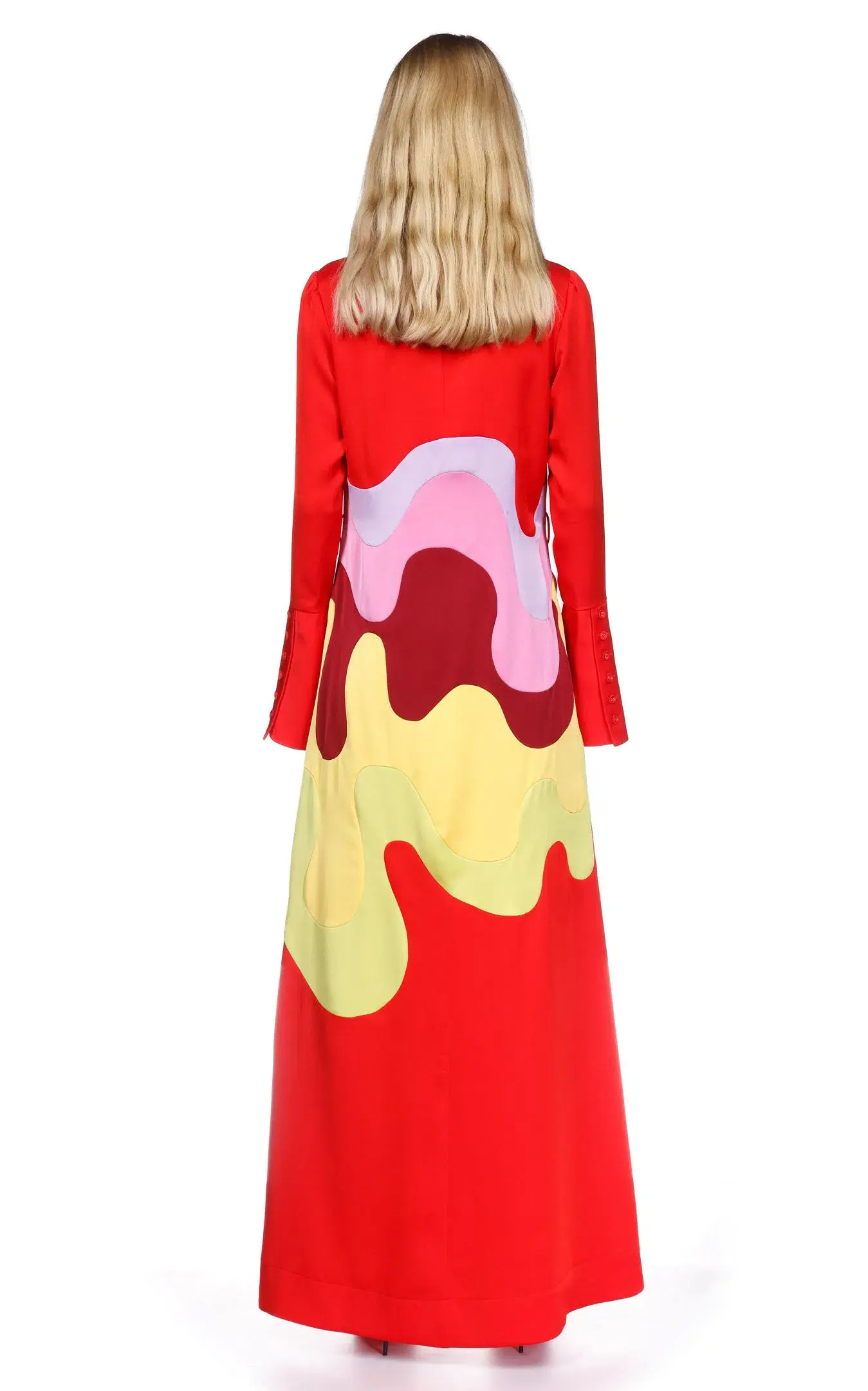 Alemais The Five Shirtdress Red Multi Size 14 - Image 2
