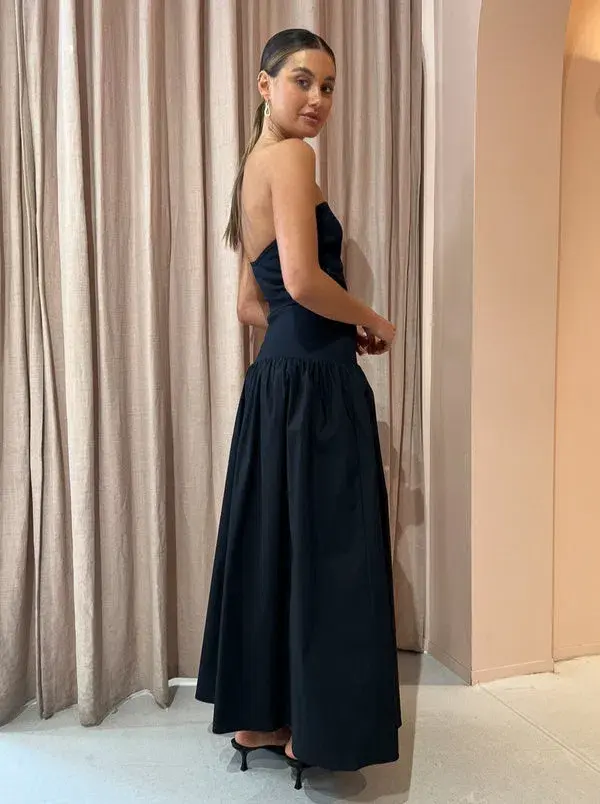Anna Quan Amyra Strapless Dress Black Noir 8 - Image 7