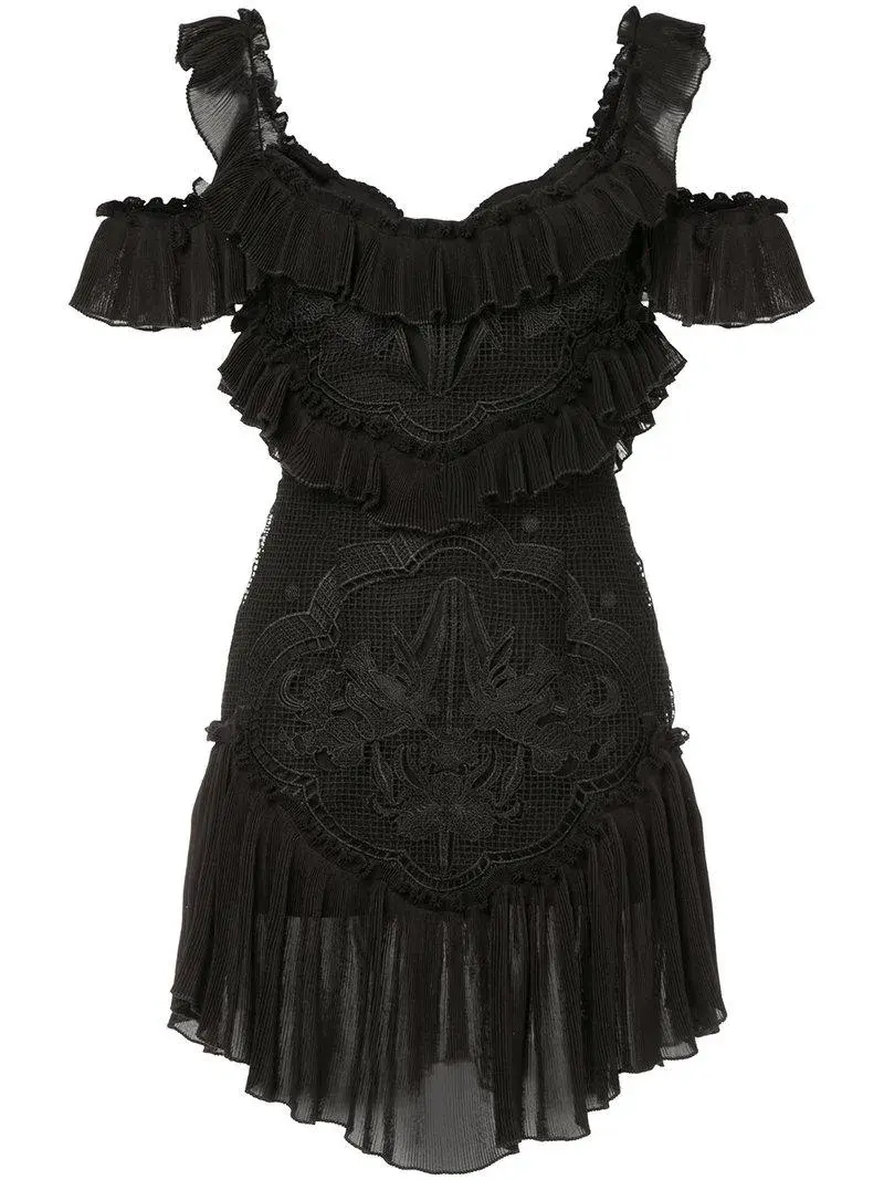 Alice McCall Lovebirds Dress in Black Size 10  - Image 3