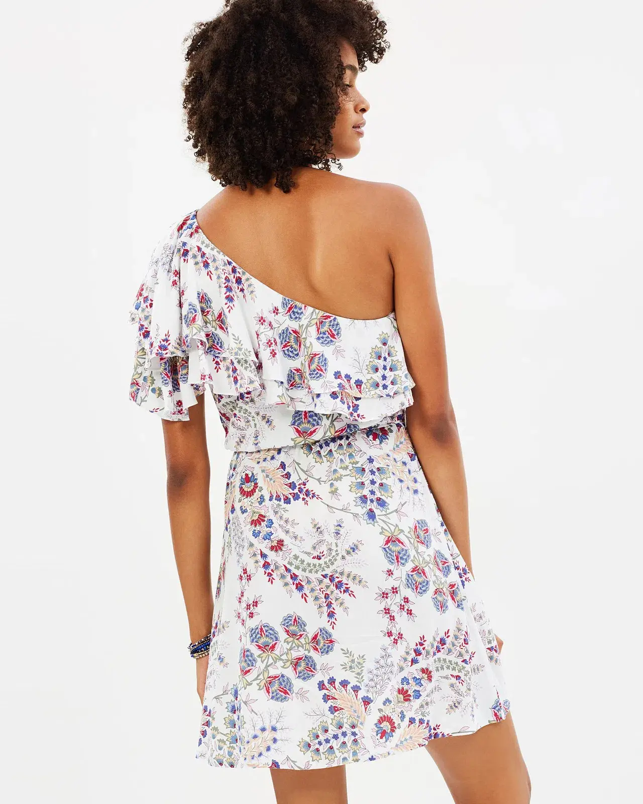 Tigerlily One Shoulder Dress Floral Size AU 10 - Image 4