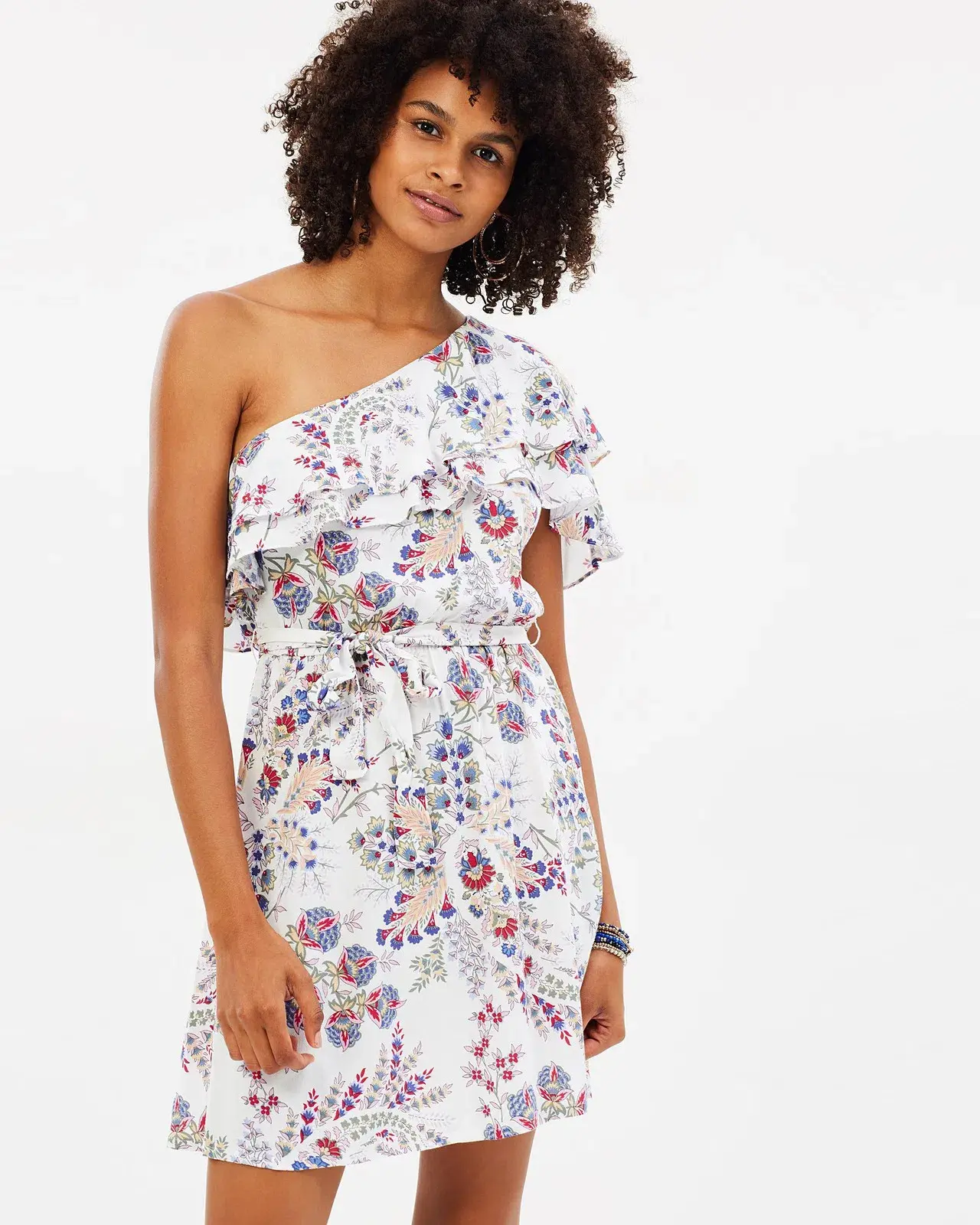 Tigerlily One Shoulder Dress Floral Size AU 10 - Image 3