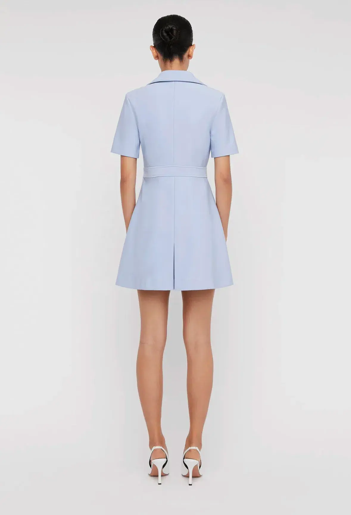 Scanlan Theodore Italian Milano Dress Blue Size AU 6 - Image 3