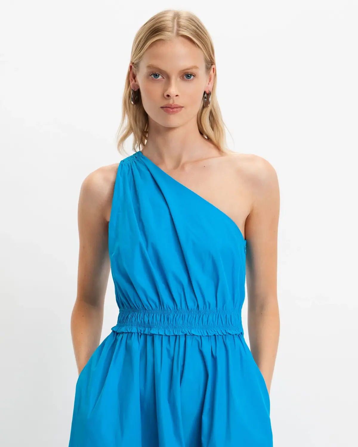 Cue Asymmetric Dress in Blue Size AU 6 - Image 2