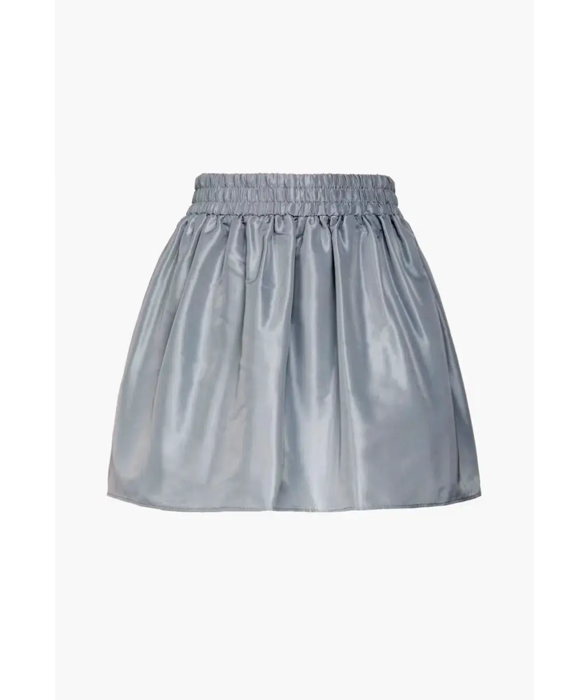 Red Valentino Gathered Faille Mini Skirt Blue Size AU 8 - Image 4