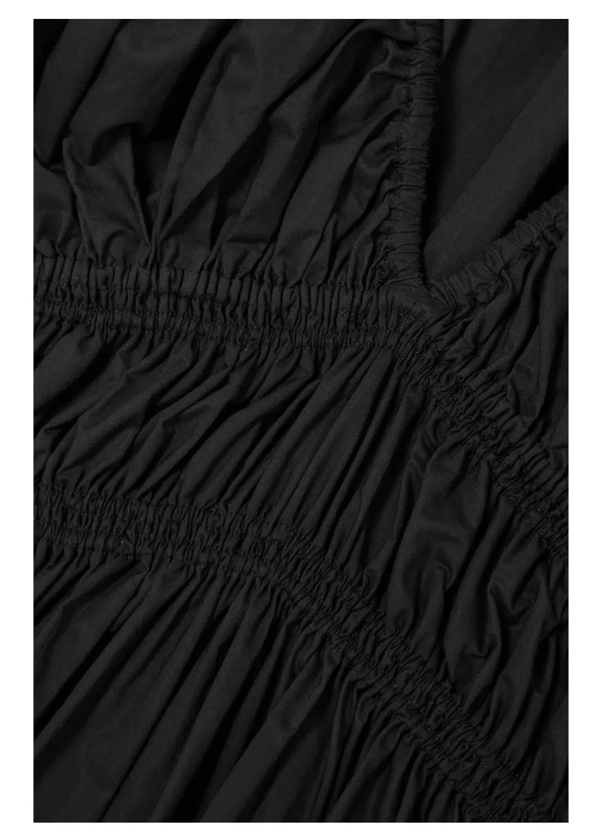 Matteau Mini Poplin Dress Organic Cotton Black Size AU 6 - Image 3