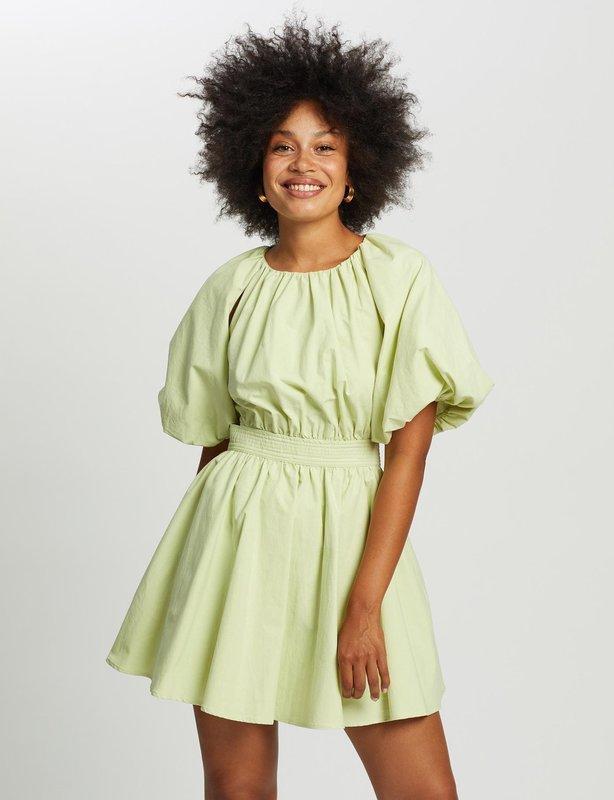 Mossman The Seahaze Mini Dress Green Size 6 - Image 4