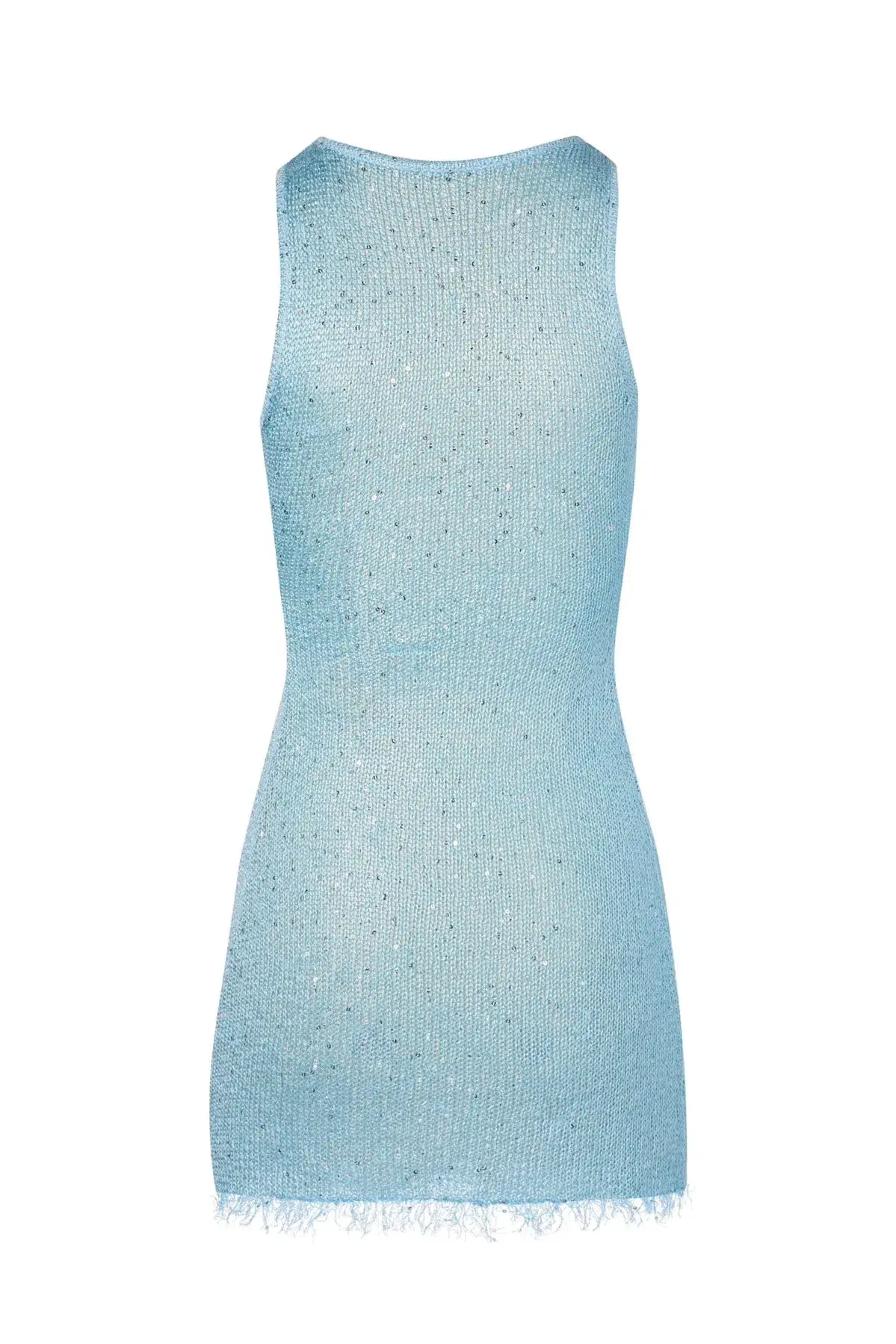 Asta Resort Natalia Mini Dress Baia Blue Sequin Size XS / AU 6 - Image 3