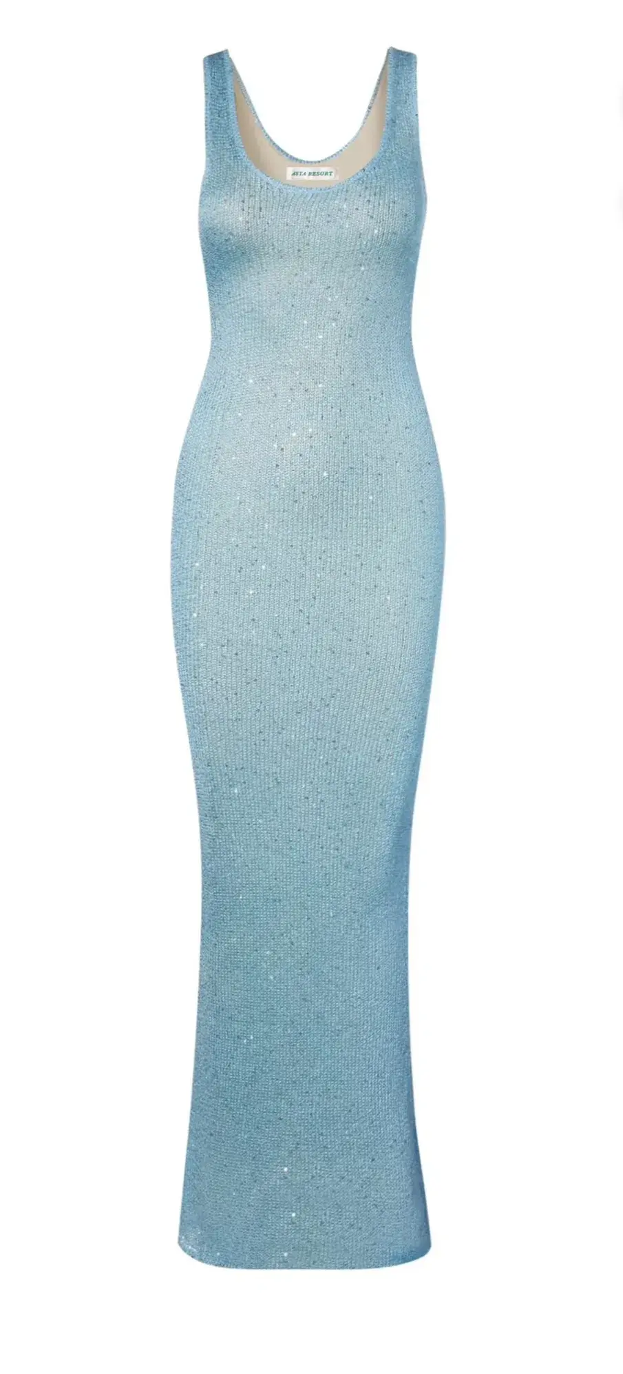 Asta Resort Ana Dress Baia Blue Sequin Size XS / AU 6 - Image 3