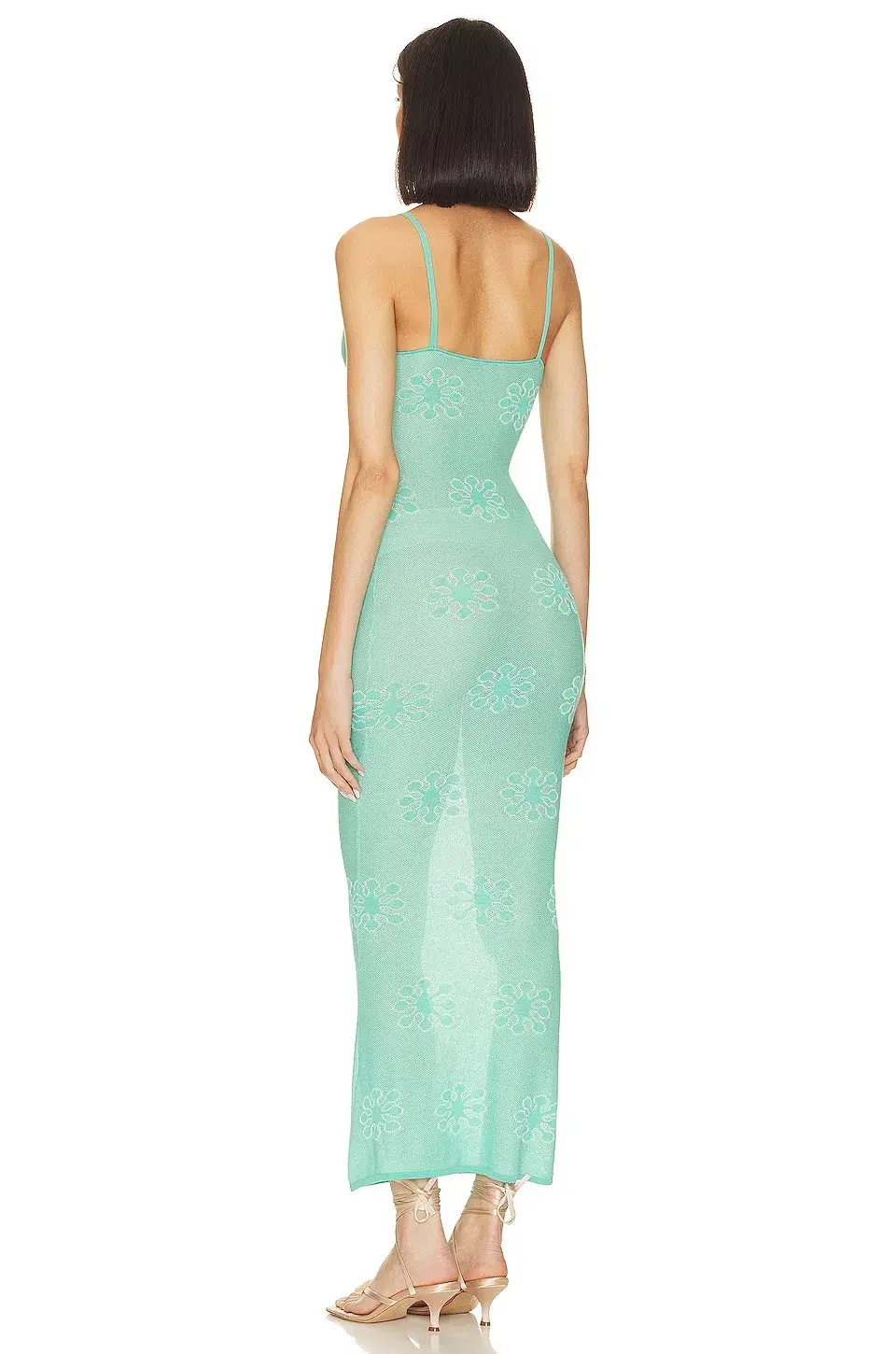 Asta Resort Delilah Dress in Aquamarine Size S/Au 8 for rent on The Volte - main image