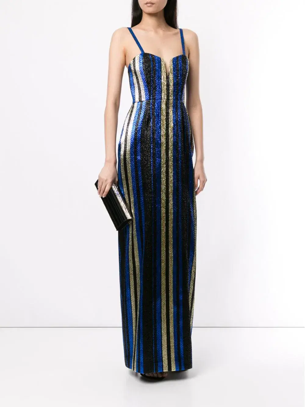 Alice McCall One World Striped Maxi Dress Multi Size 8 - Image 2