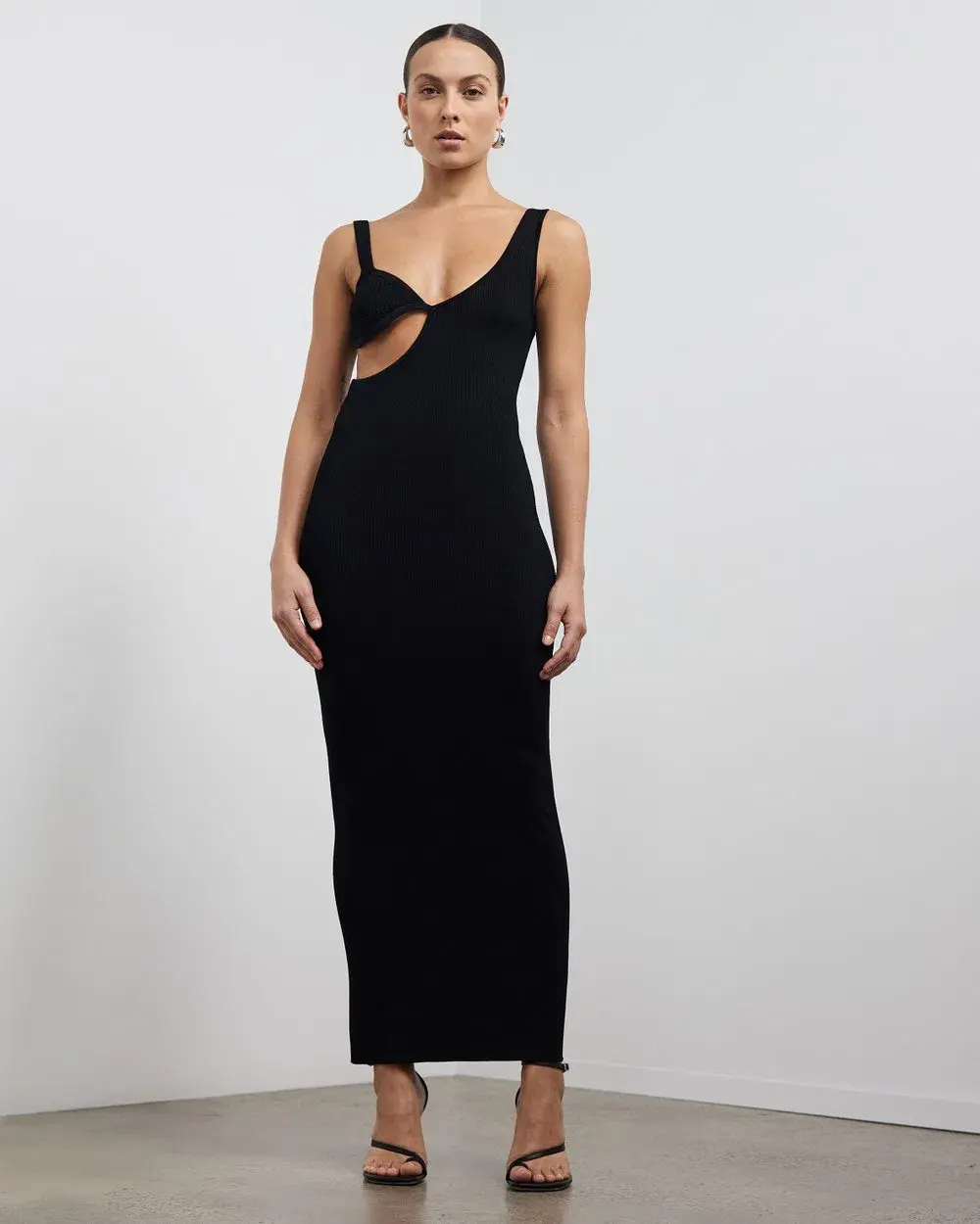 Auteur Studio Paris Midi Dress Black Size S / AU 8 - Image 1