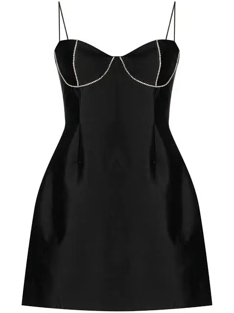 Rachel Gilbert Rozalia Mini Dress in Black Size 2 / AU 10 - Image 4