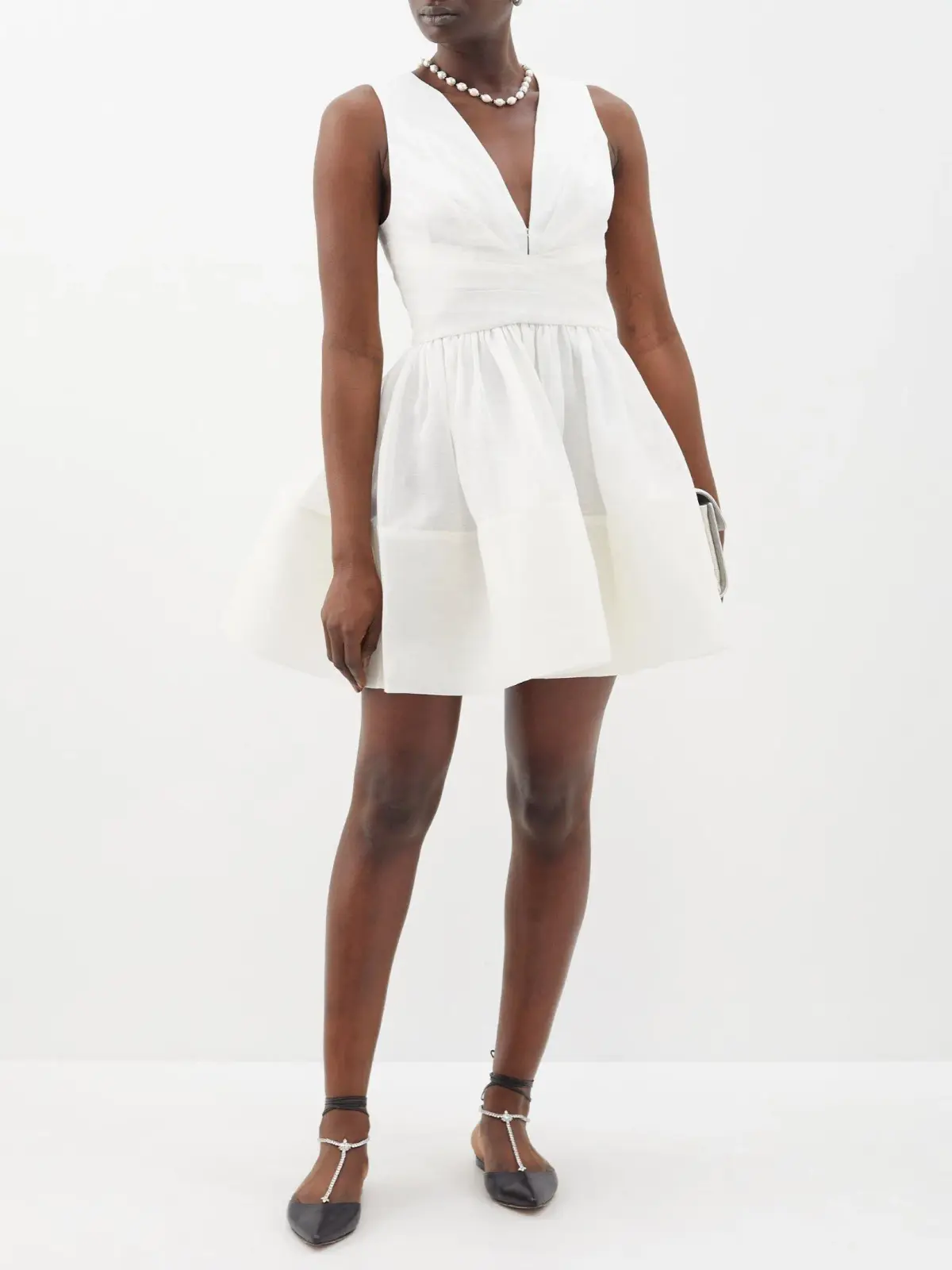 Zimmermann Tama Mini Dress White Size 4/ AU 16  - Image 1