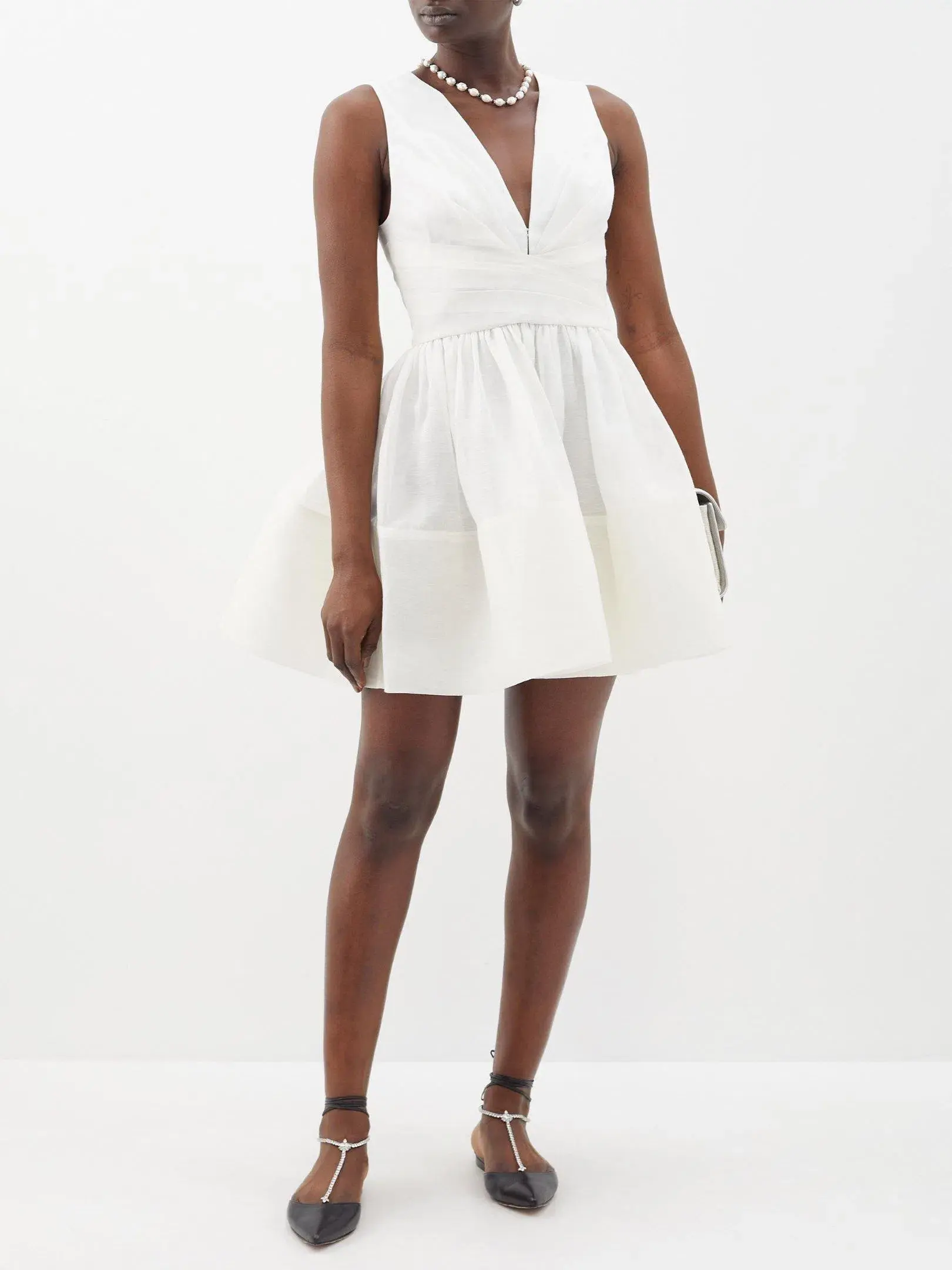 Zimmermann Tama Mini Dress White Size 4/ AU 16  - Image 1