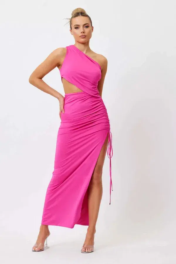 Bianca & Bridgett Gabrielle Midi Dress Pink Size 8 - Image 2