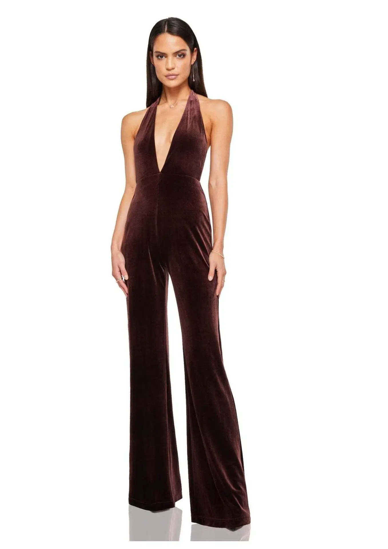 Nookie Majesty Jumpsuit in Chocolate Brown Size S / AU 8 - Image 1