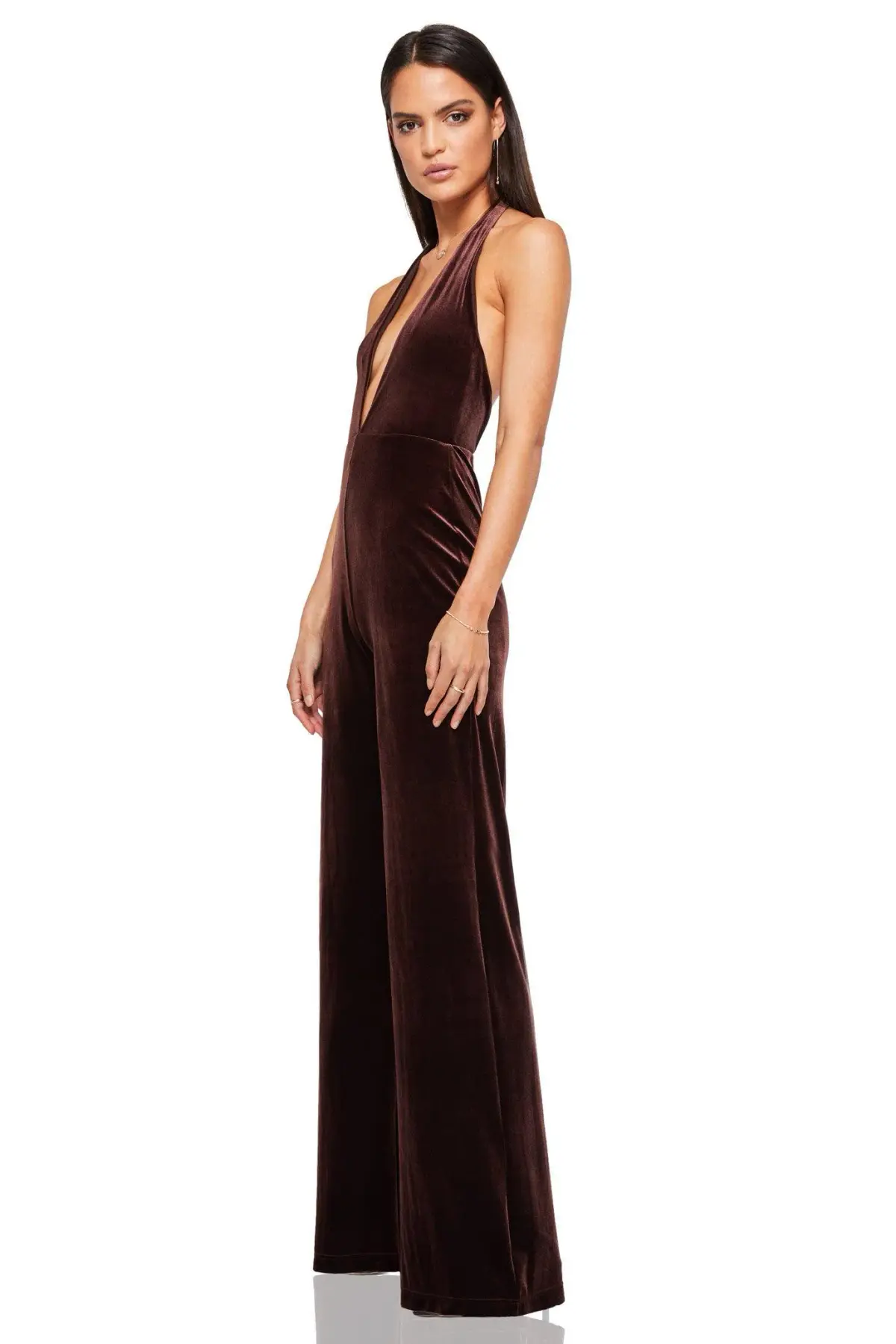 Nookie Majesty Jumpsuit in Chocolate Brown Size S / AU 8 - Image 2