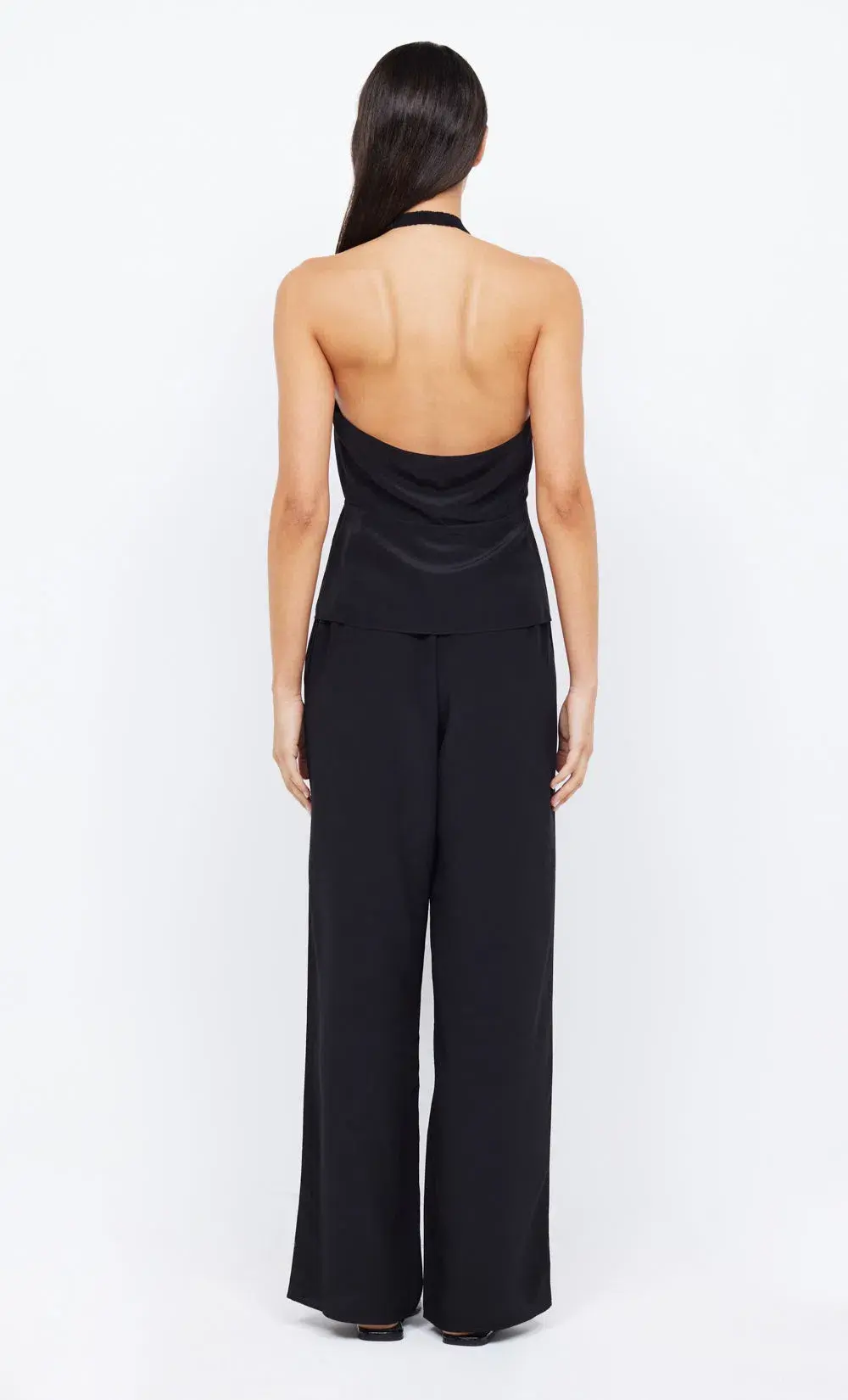 Bec & Bridge Archer Halter Top and Pant Set in Black Size 8 - Image 3