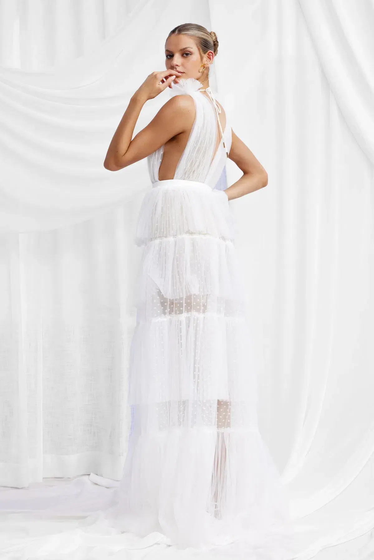 Lexi Zendaya Dress White Size 14 - Image 2