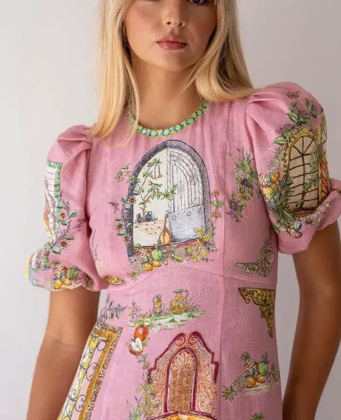 Alemais Monte Midi Dress size 8 - Image 3