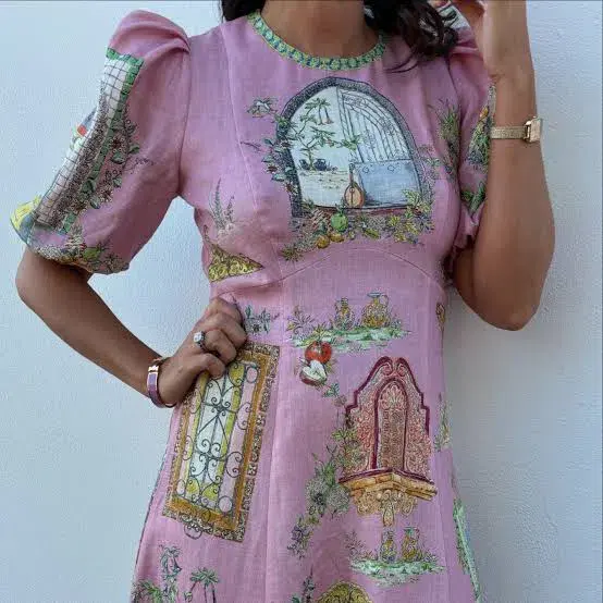 Alemais Monte Midi Dress size 8 - Image 2