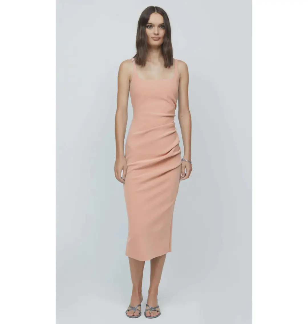 Bec & Bridge Karina Tuck Midi Dress for rent on The Volte - main image