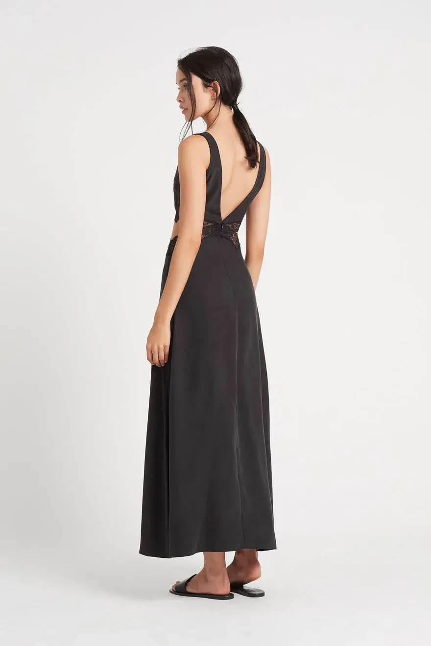 Sir the Label Alma Cut Out Dress Black Size 0/Au 6 for rent on The Volte - main image
