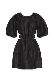 Aje Mimosa Cut Out Mini Dress Black Size 12 - Image 3