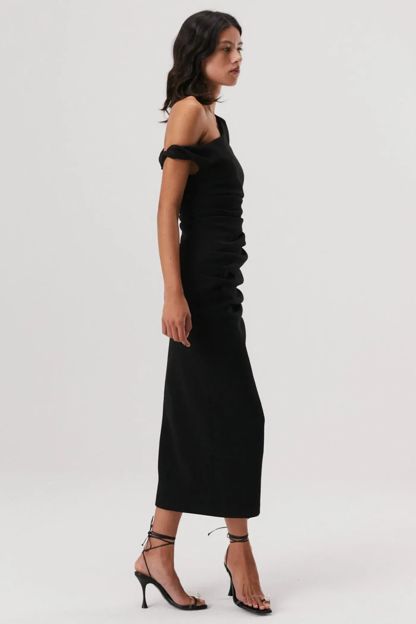 Misha Alaska Midi Dress Black Size 10  - Image 2