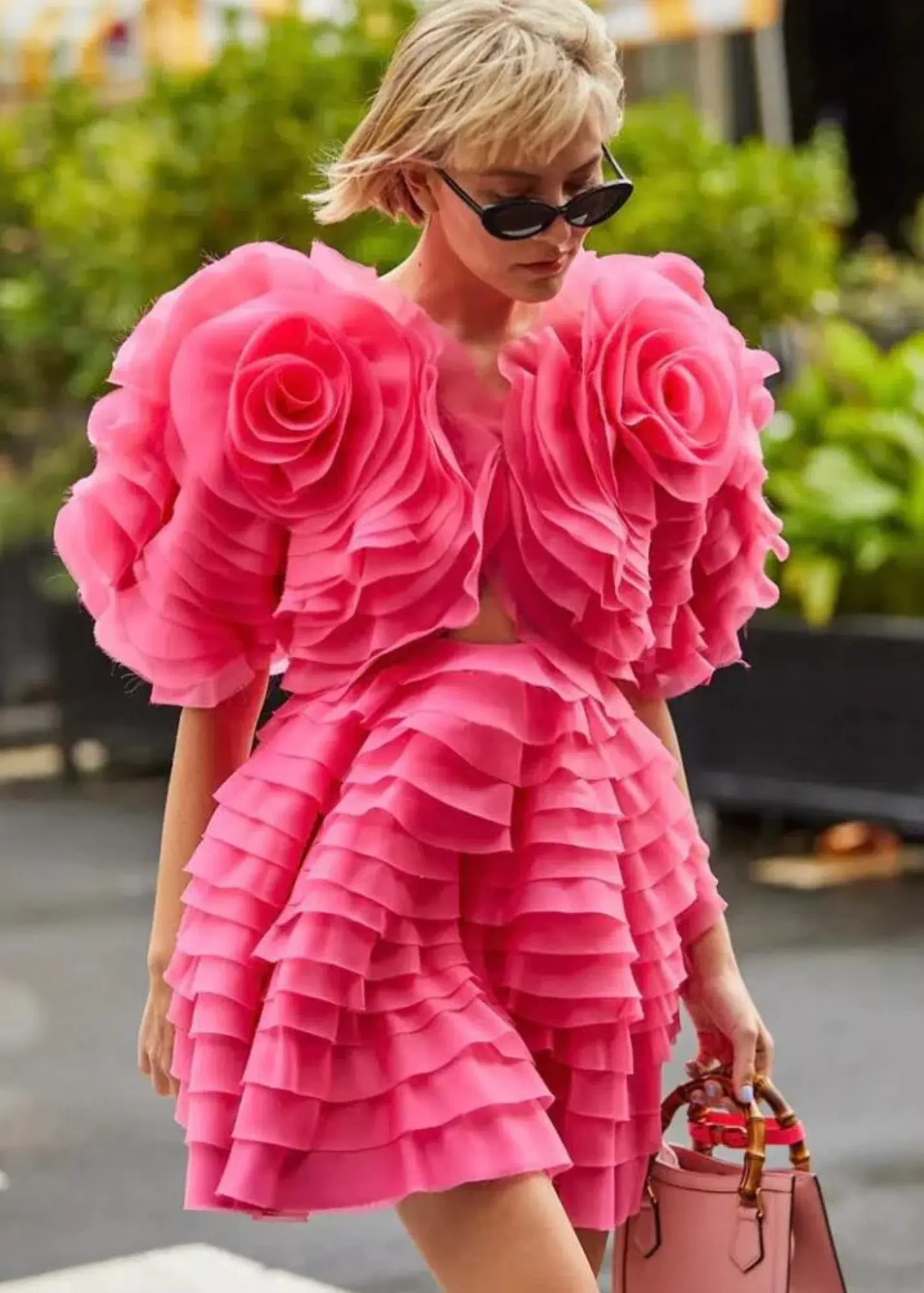 Aje Amour Mini Dress Pink Size 14 - Image 4