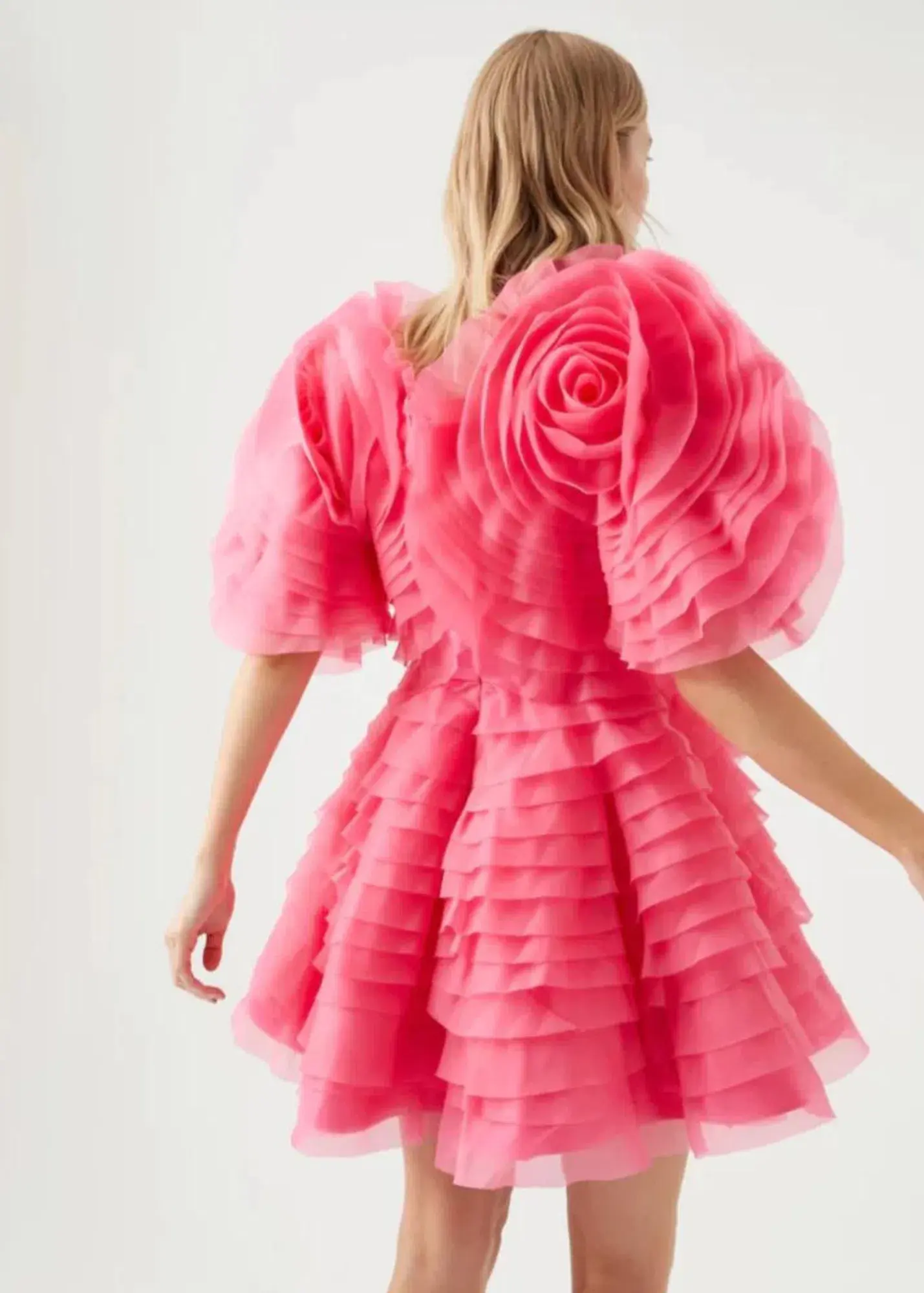 Aje Amour Mini Dress Pink Size 14 - Image 2