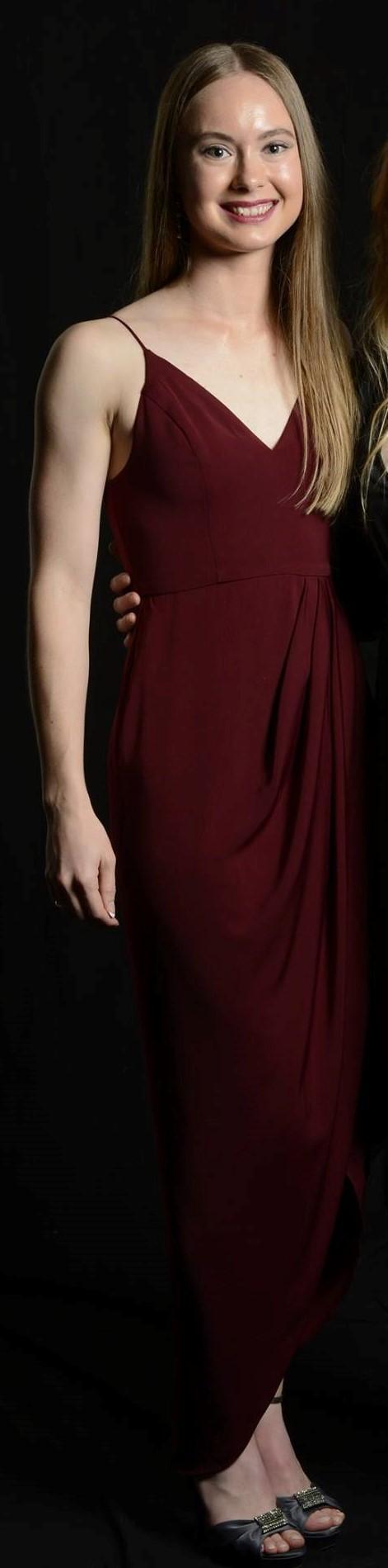 Shona Joy Core Cocktail Dress- Burgundy - Image 3