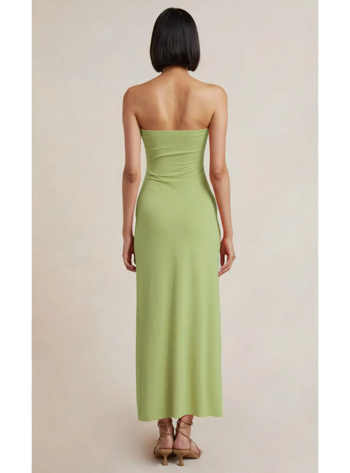 Bec & Bridge Myla Strapless Dress Green Size AU 6 - Image 2