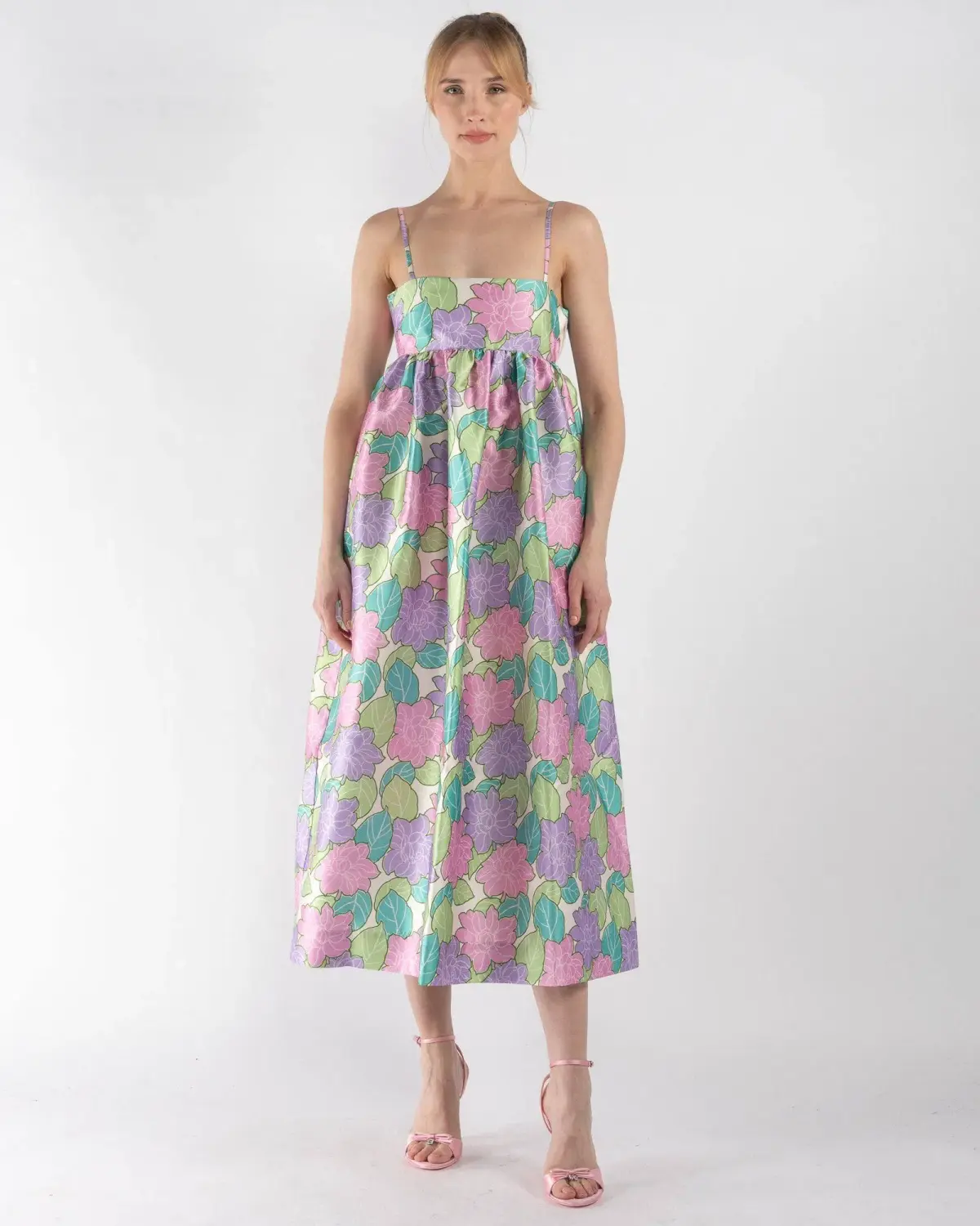 Alemais Luella Midi Dress Floral Size 4 - Image 1